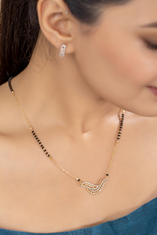 Myra Mangalsutra With Earrings