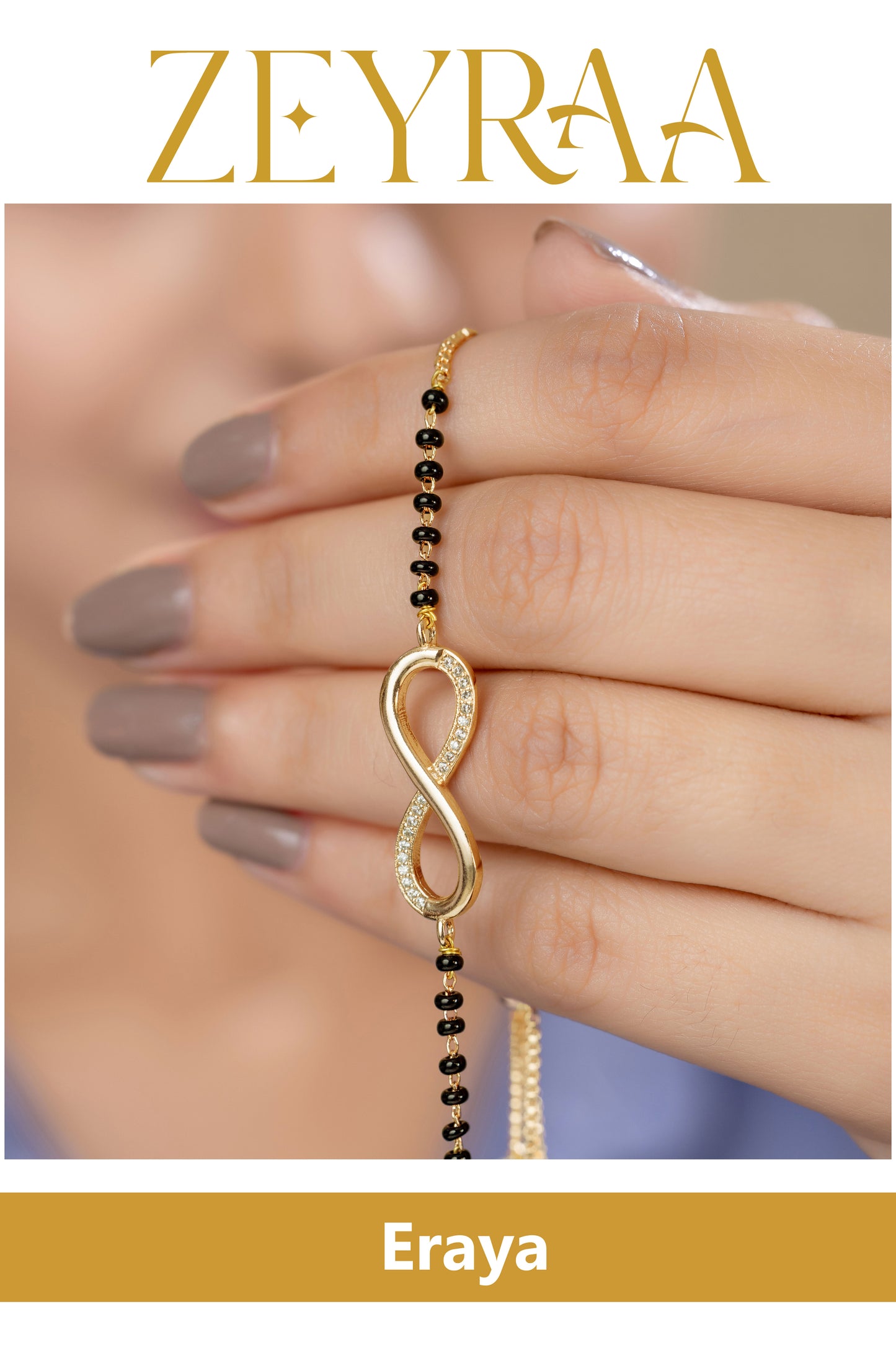 Eraya Infinity Mangalsutra Bracelet