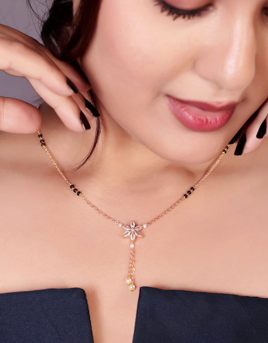 Floral Droplets Mangalsutra