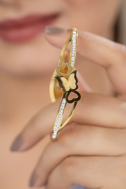 Angle Butterfly Kada Bracelet