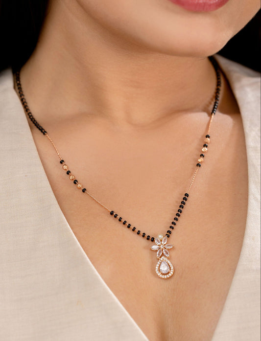 Anusha White Mangalsutra