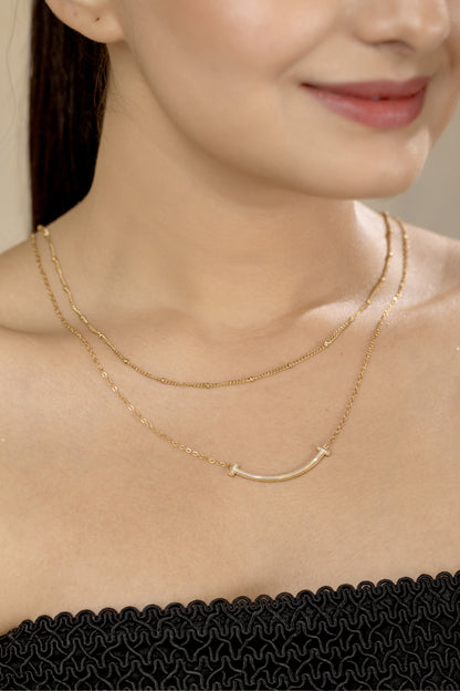 Happiness Chain Pendant Necklace