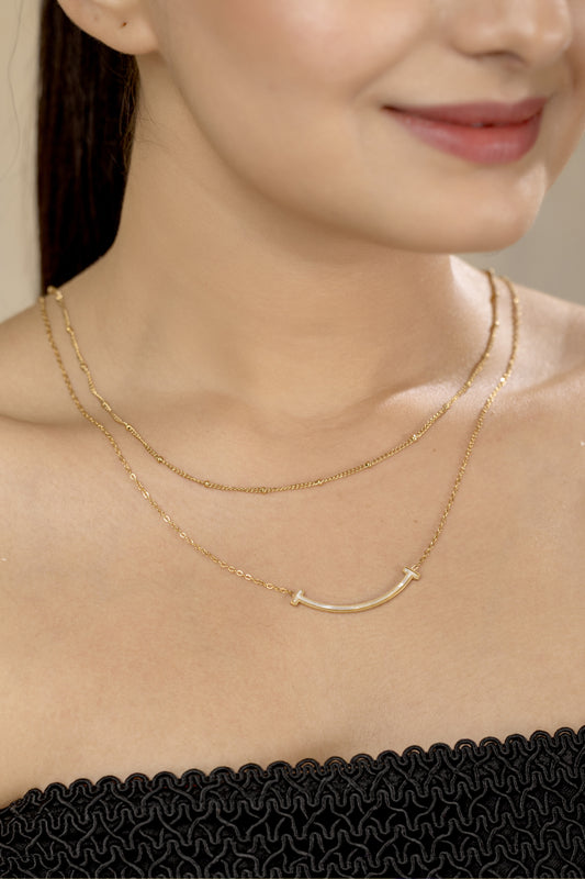 Happiness Chain Pendant Necklace