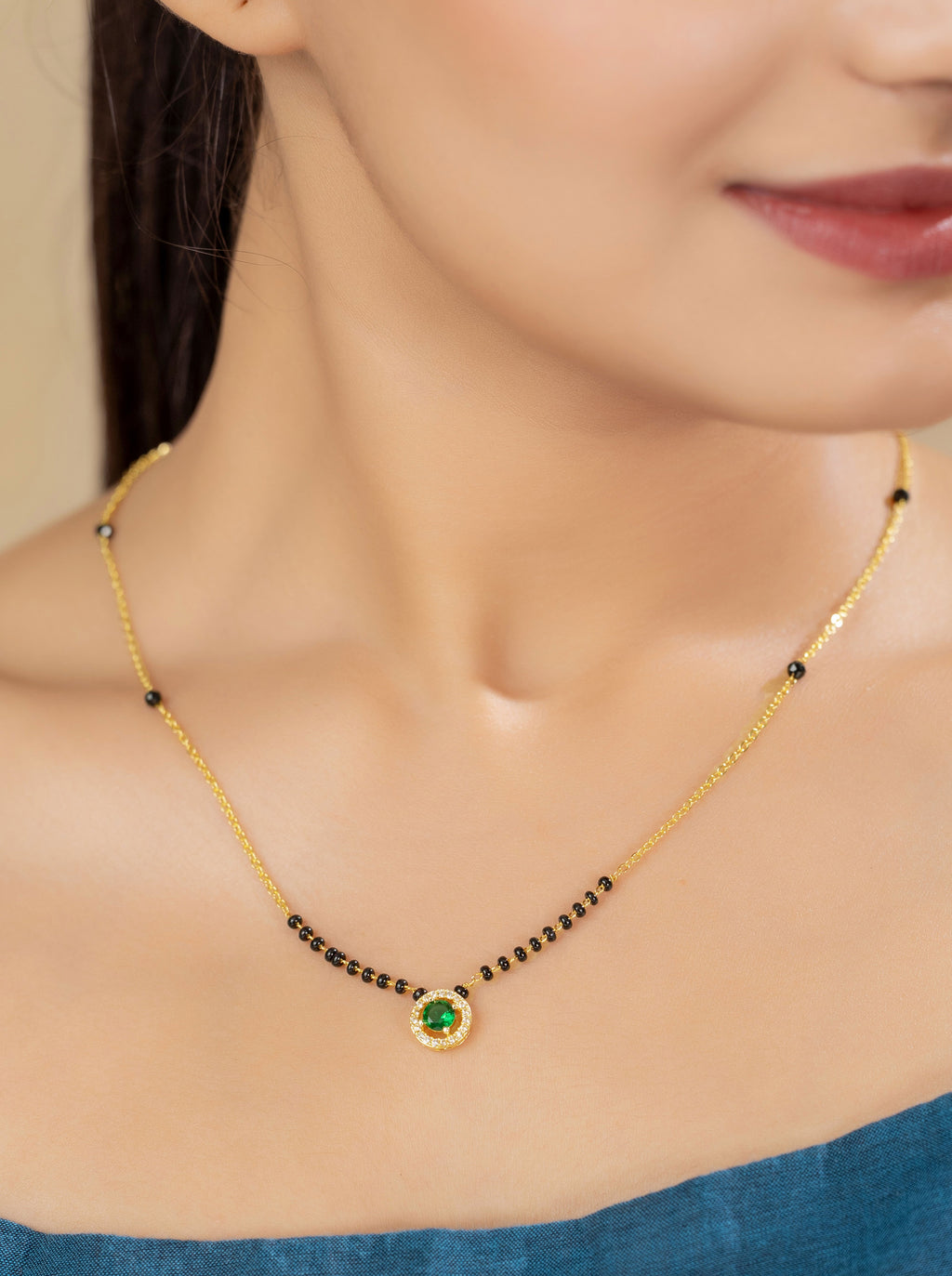 Vrati Green Mangalsutra