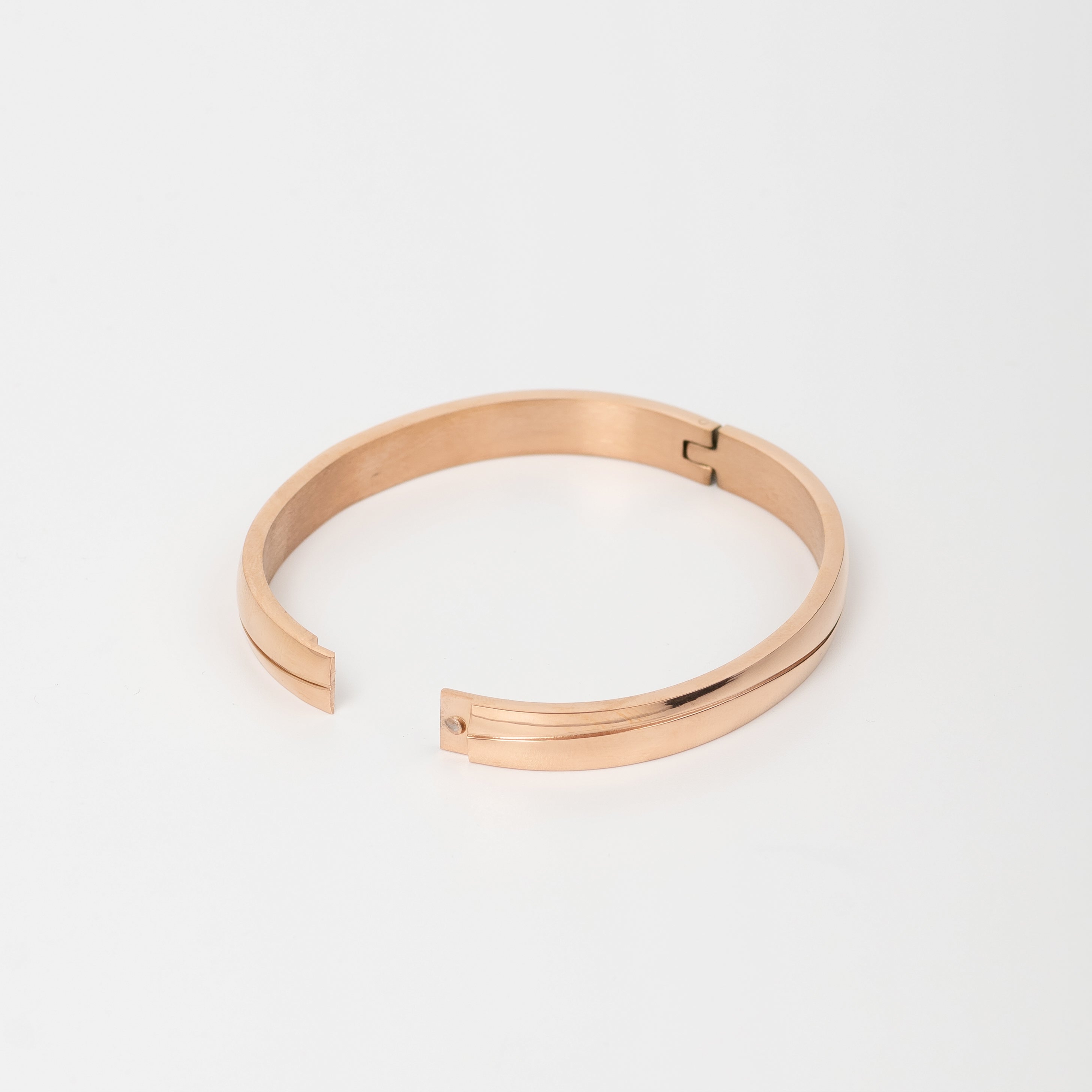 Mecro Rose Gold Men's Kada Bracelet