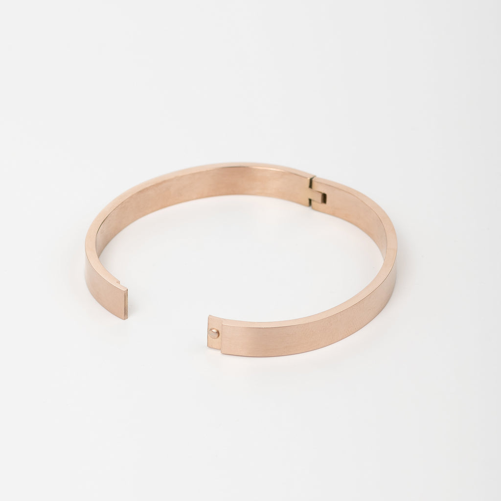 Finkal Rose Gold Men's Kada Bracelet