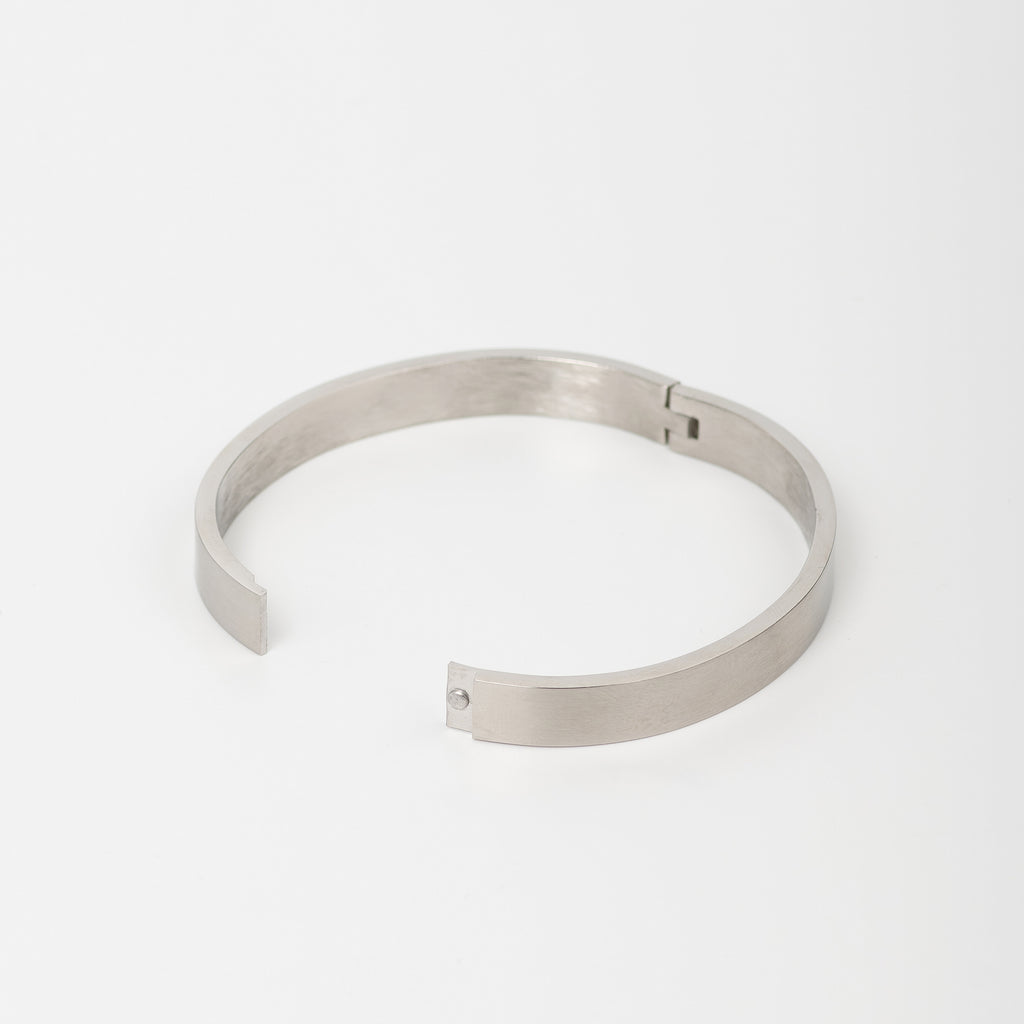 Finkal Silver Men's Kada Bracelet