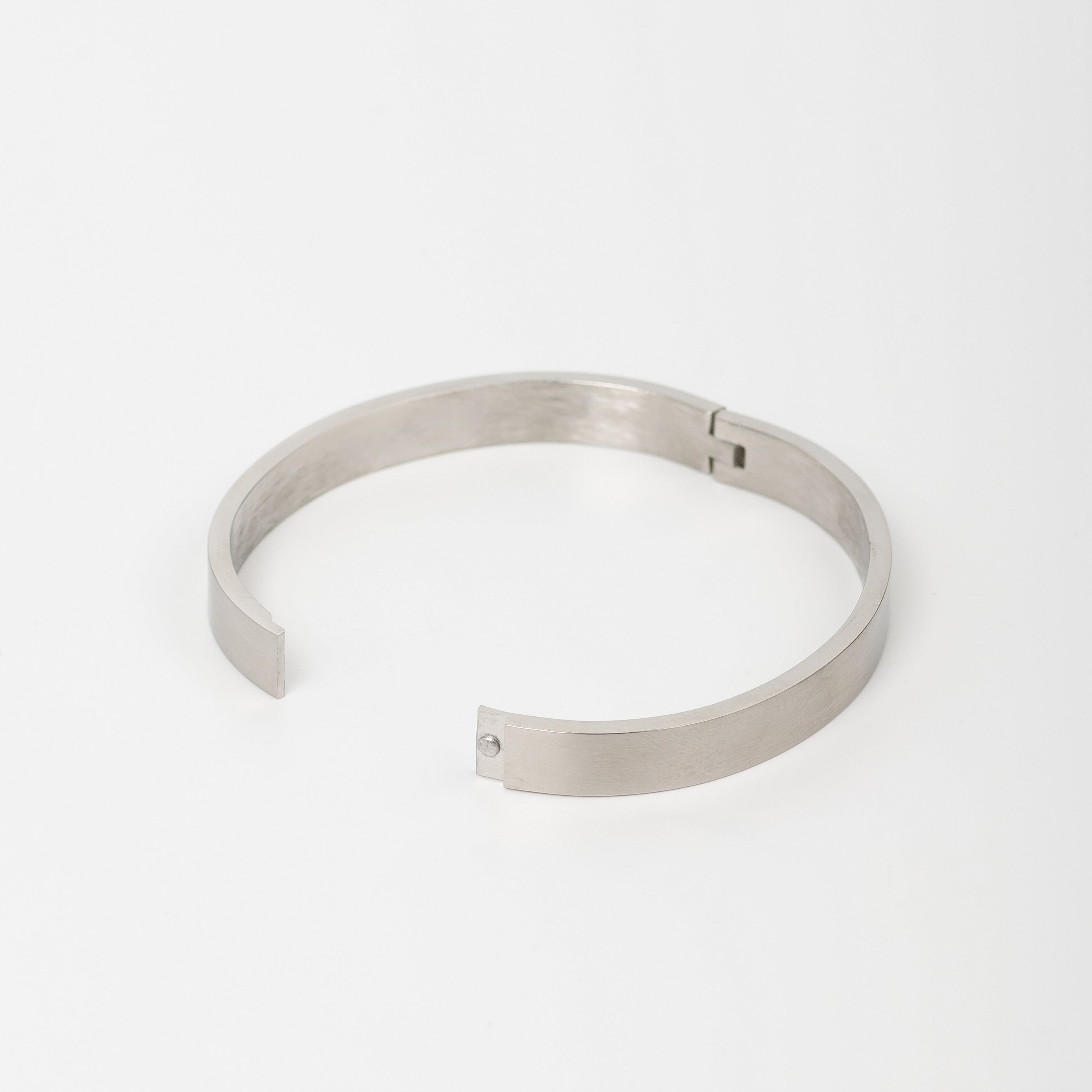 Finkal Silver Men's Kada Bracelet