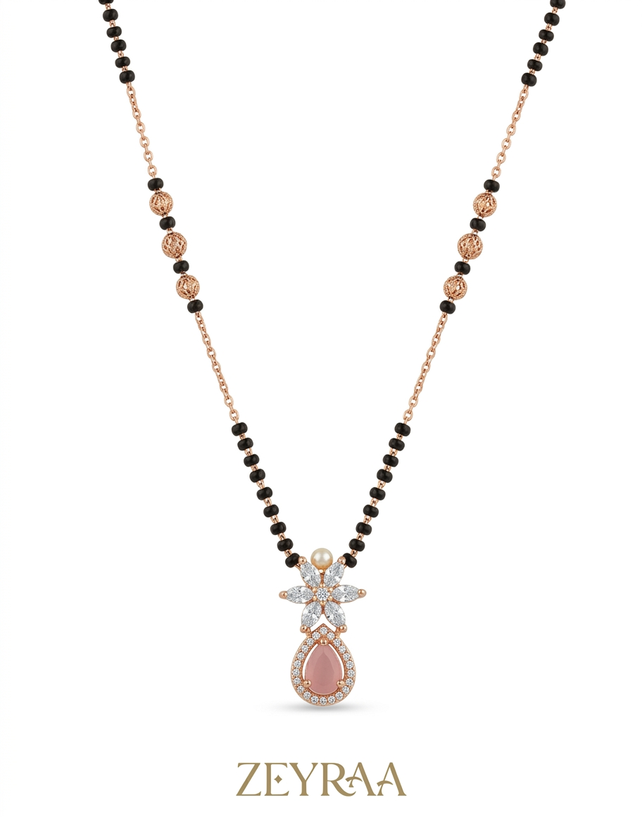 Anusha Pink Mangalsutra