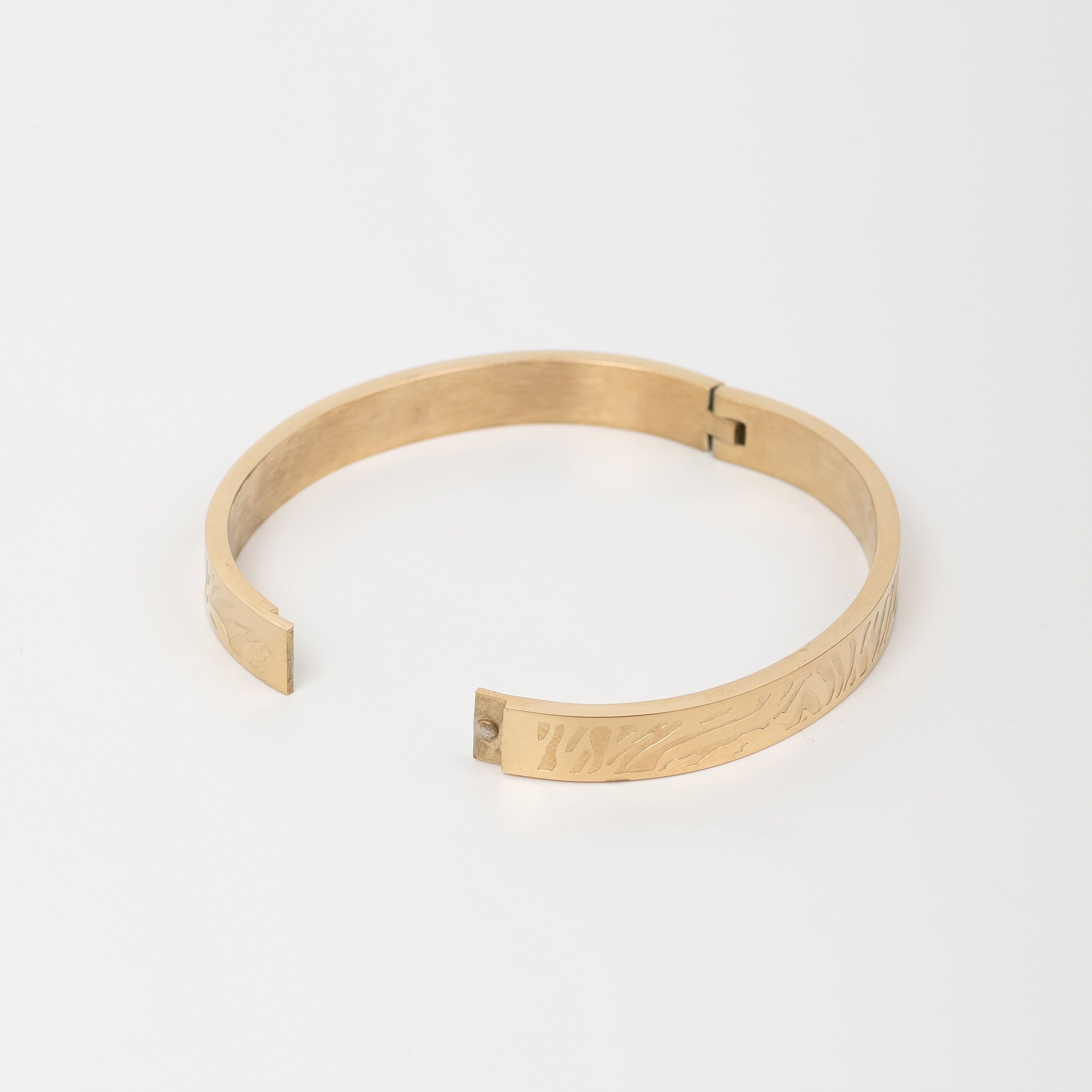 Tiger Gold Men's Kada Bracelet