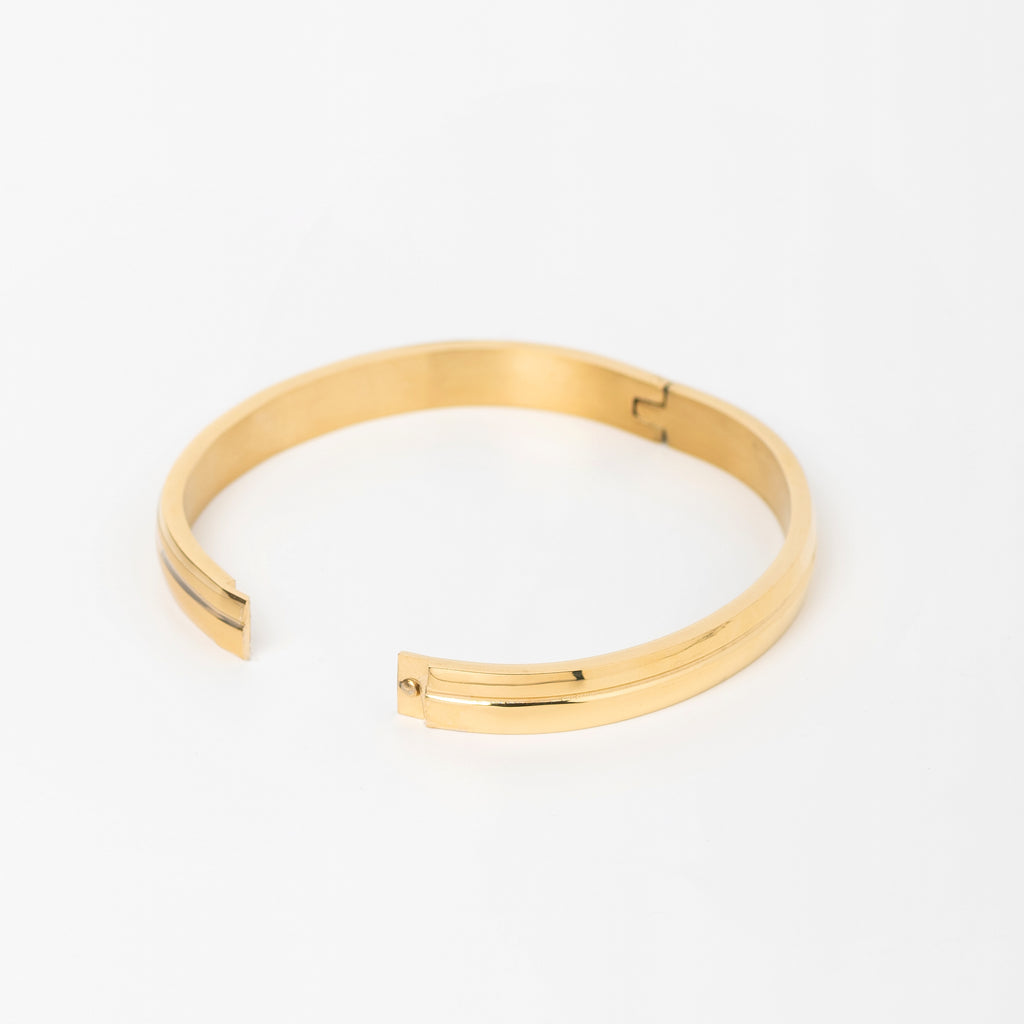 Zifro Gold Men's Kada Bracelet