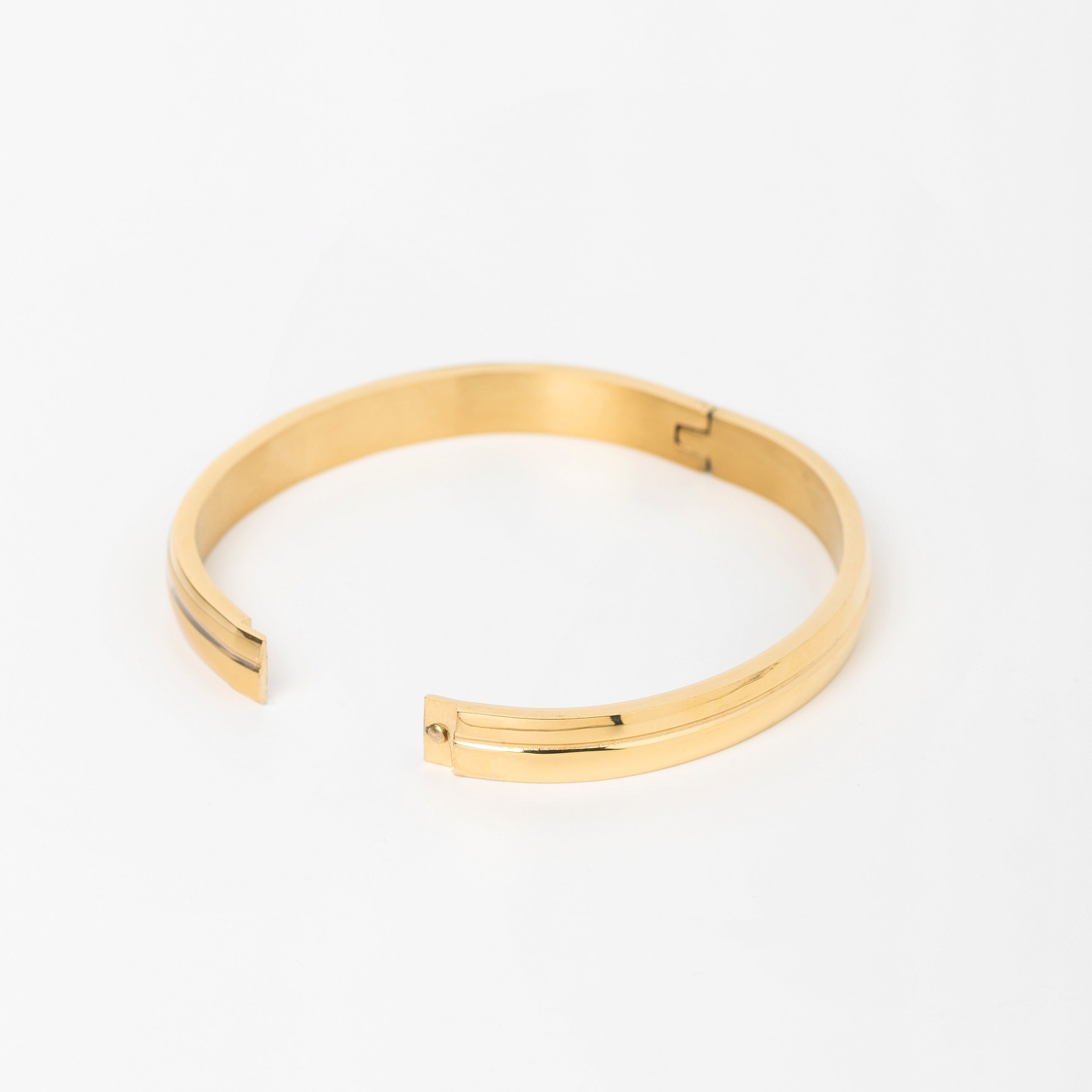 Zifro Gold Men's Kada Bracelet