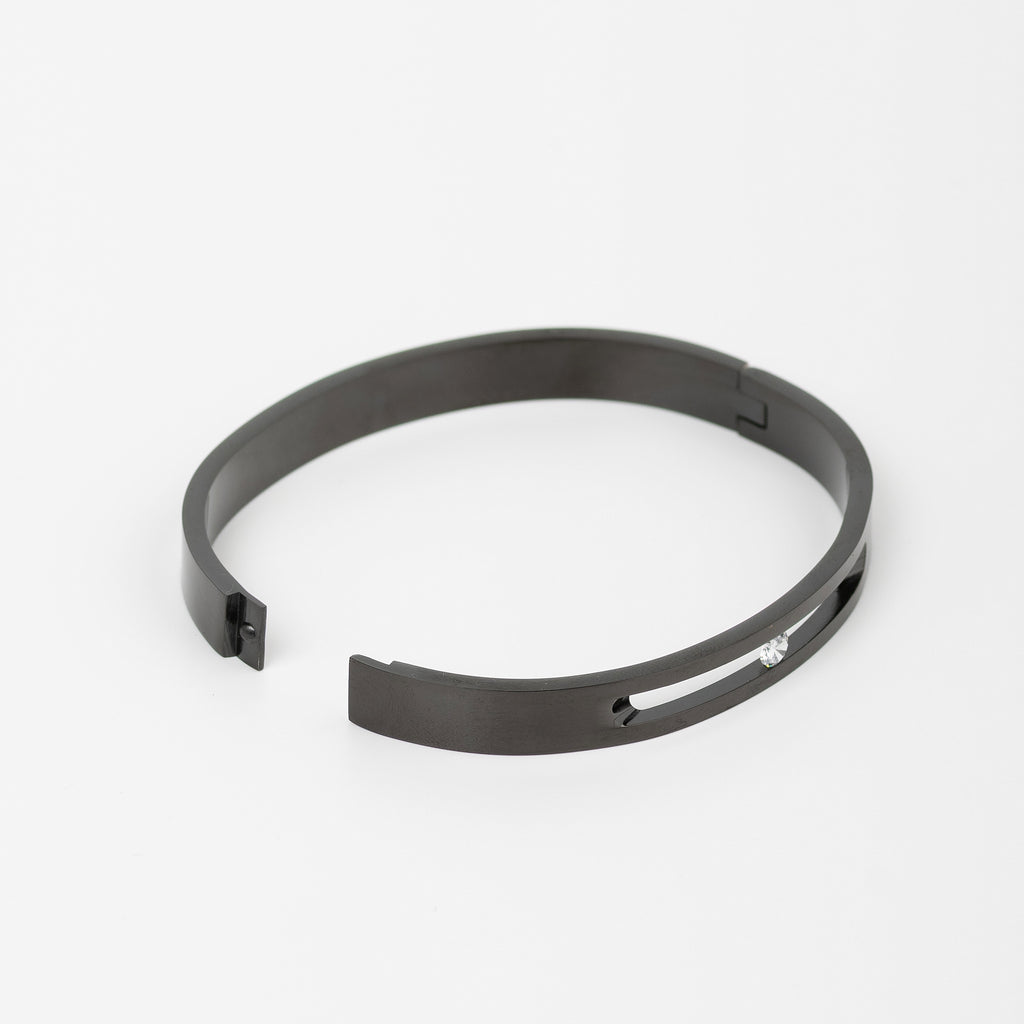 Milakoo Black Men's Kada Bracelet