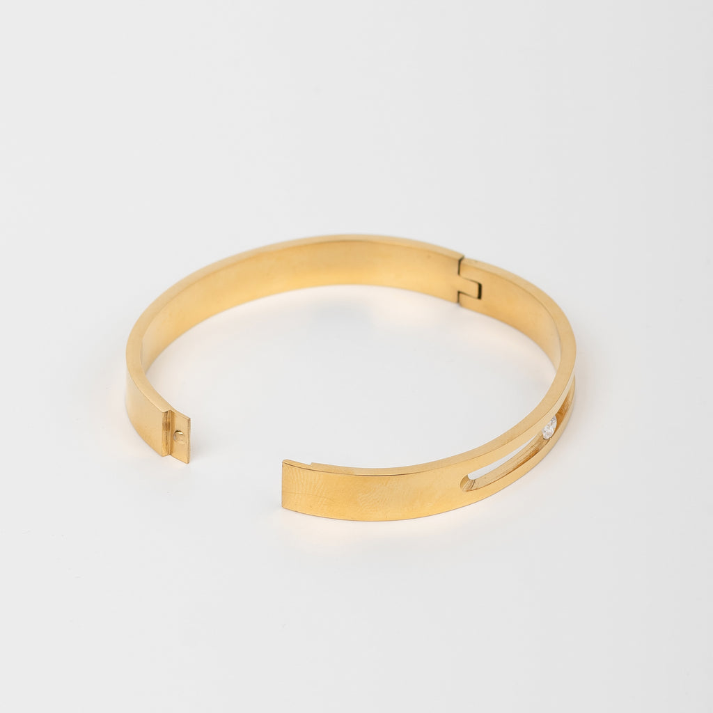 Milakoo Gold Men's Kada Bracelet