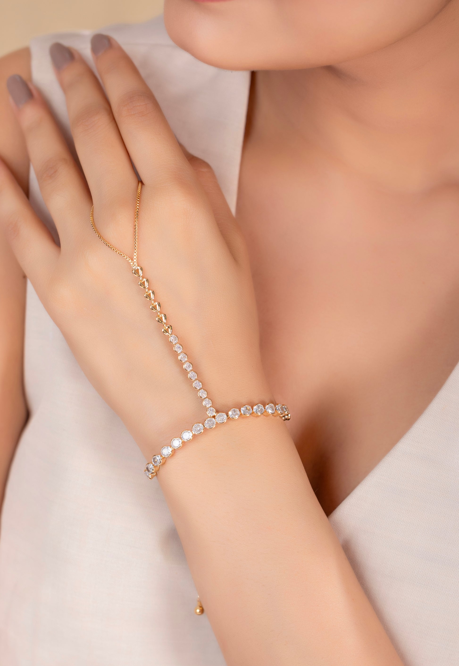 Shreya Ring Bracelet
