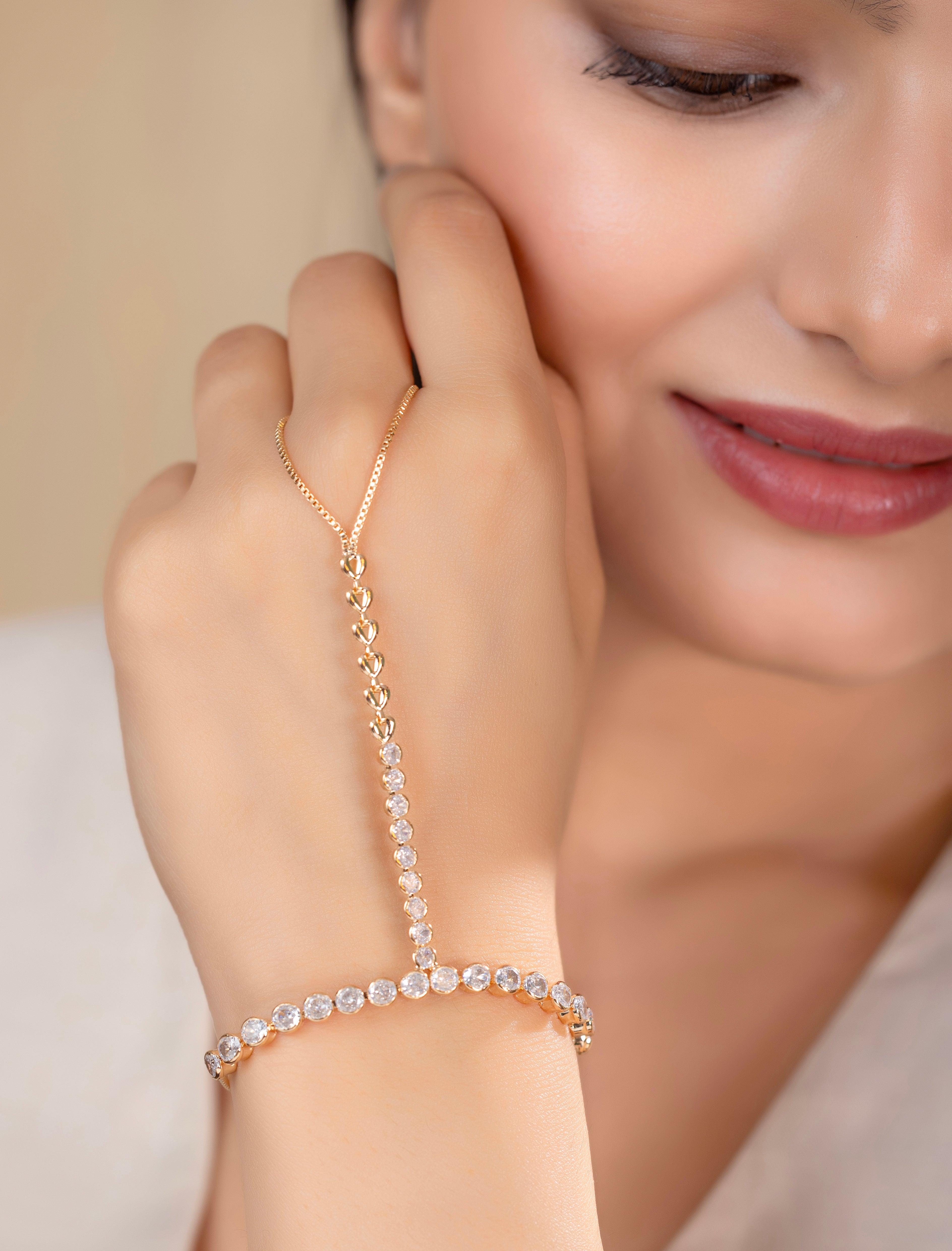 Shreya Ring Bracelet