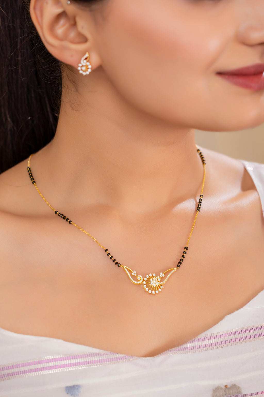 Arya Mangalsutra With Earrings