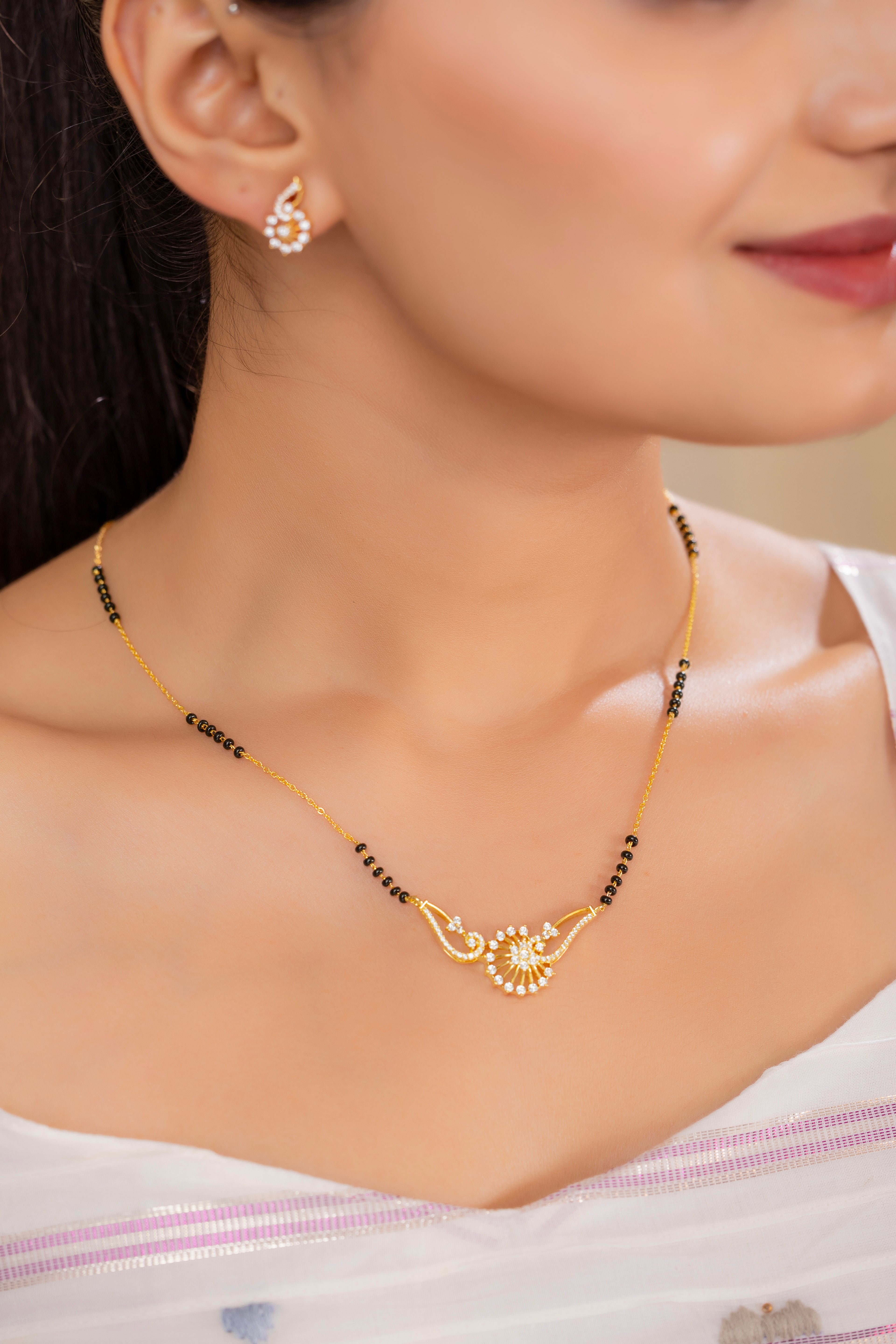 Arya Mangalsutra With Earrings