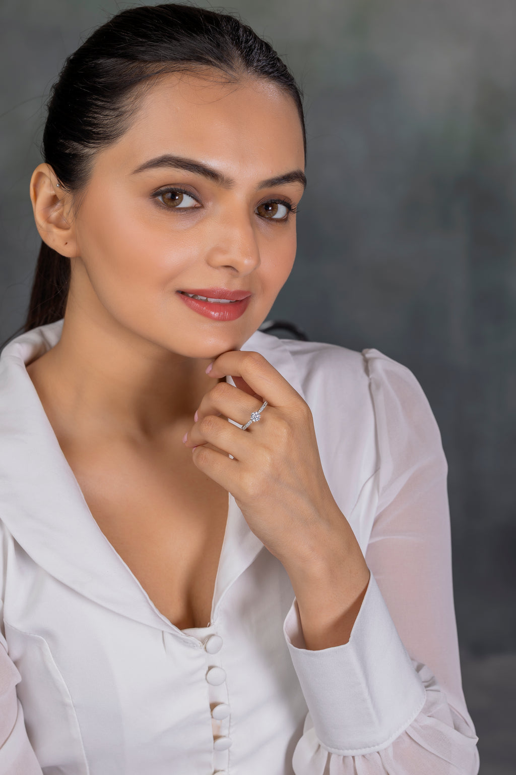 Soliter Diamond Ring