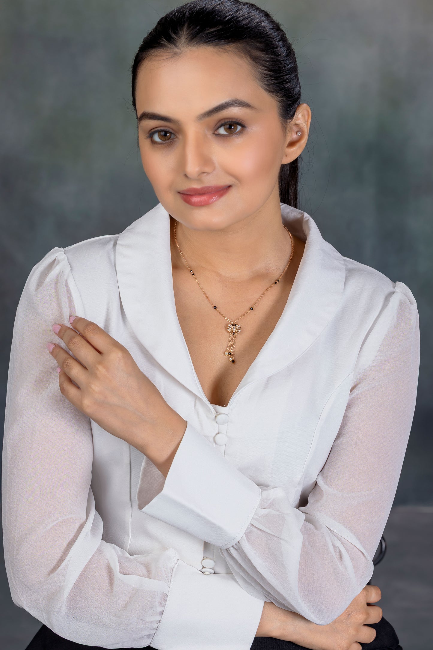 Twinlight Bloom Mangalsutra