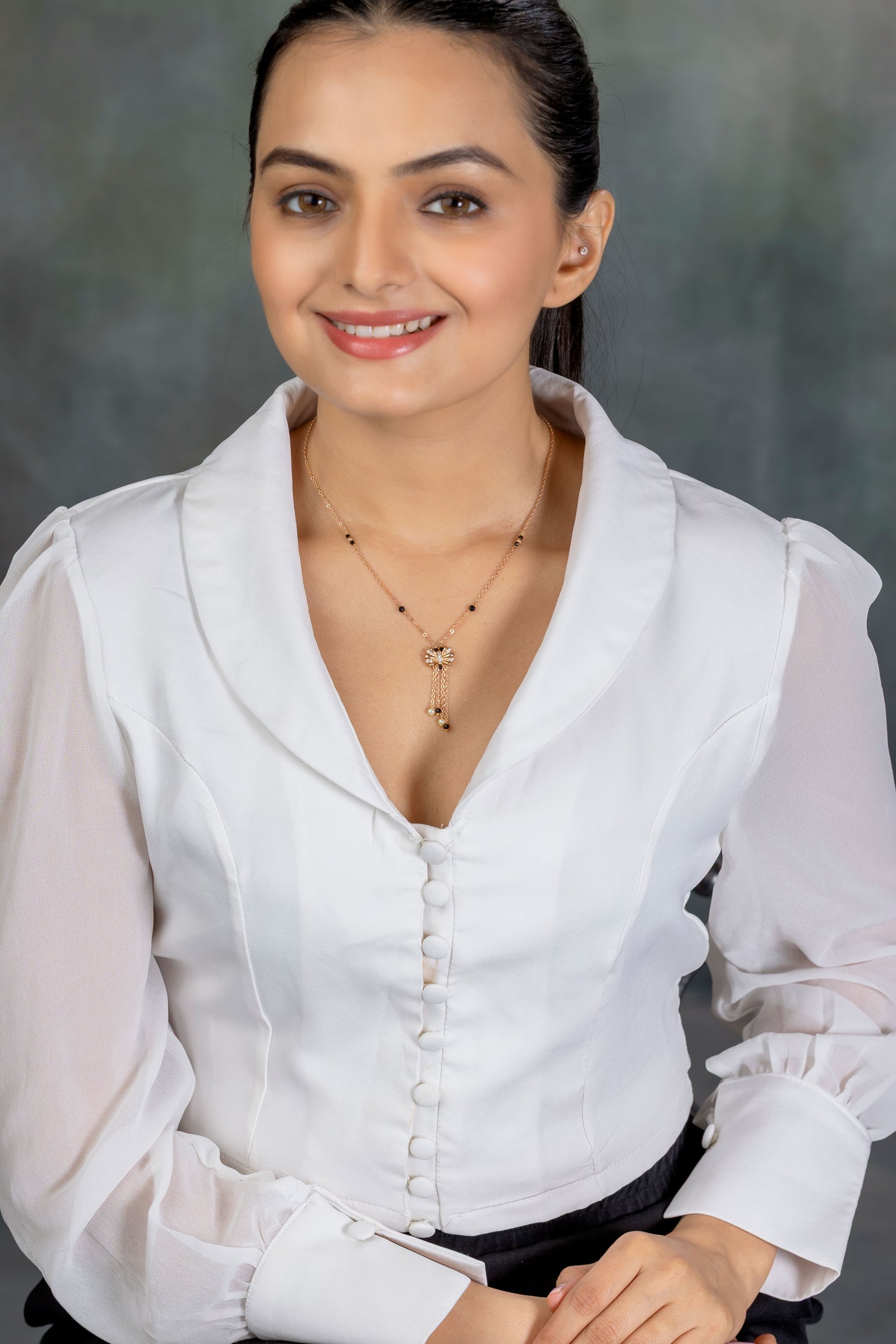 Twinlight Bloom Mangalsutra