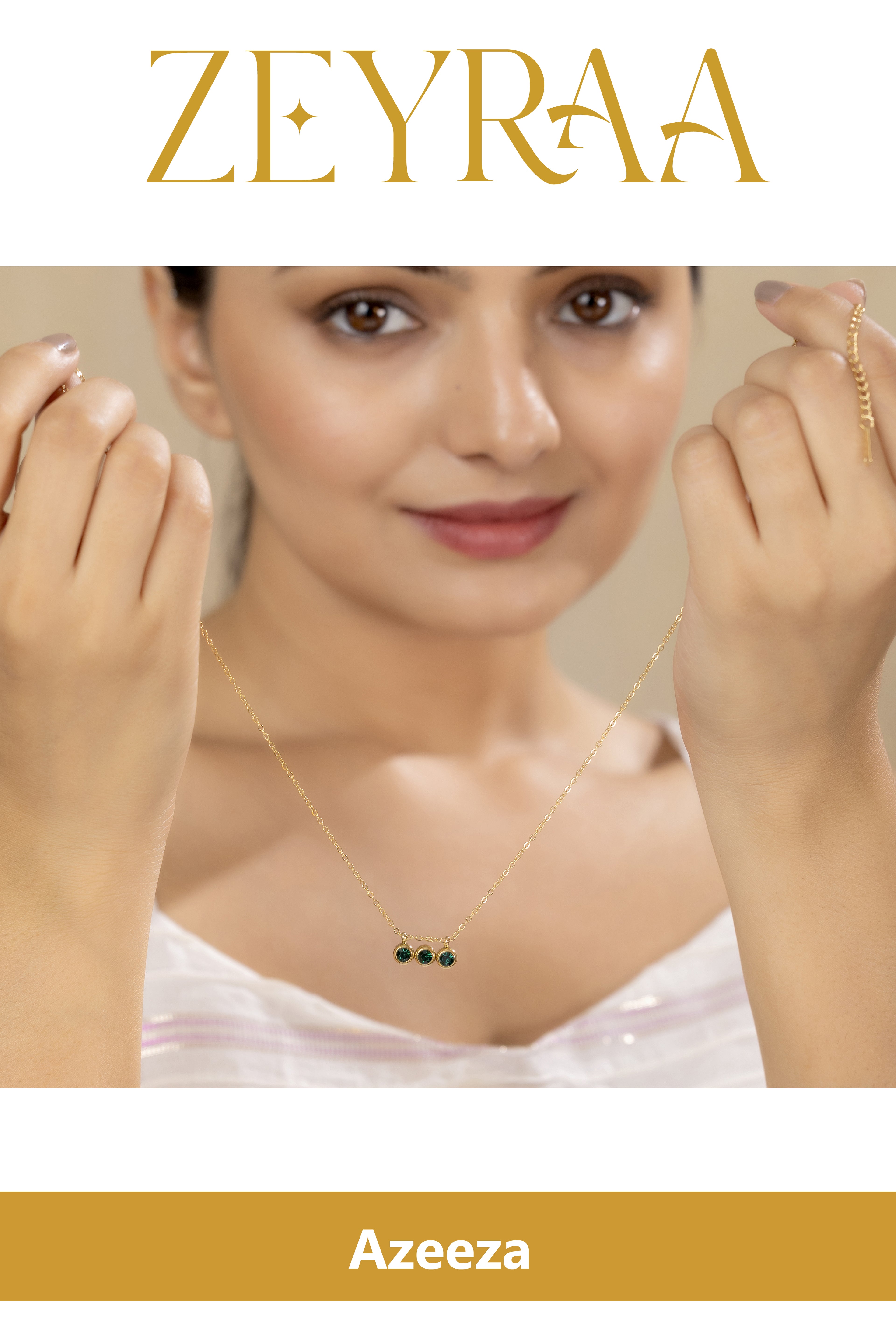 Azeeza Chain Pendant Necklace