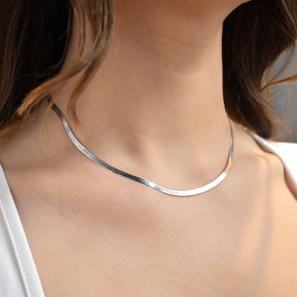 Silver Snack Chain for Women
