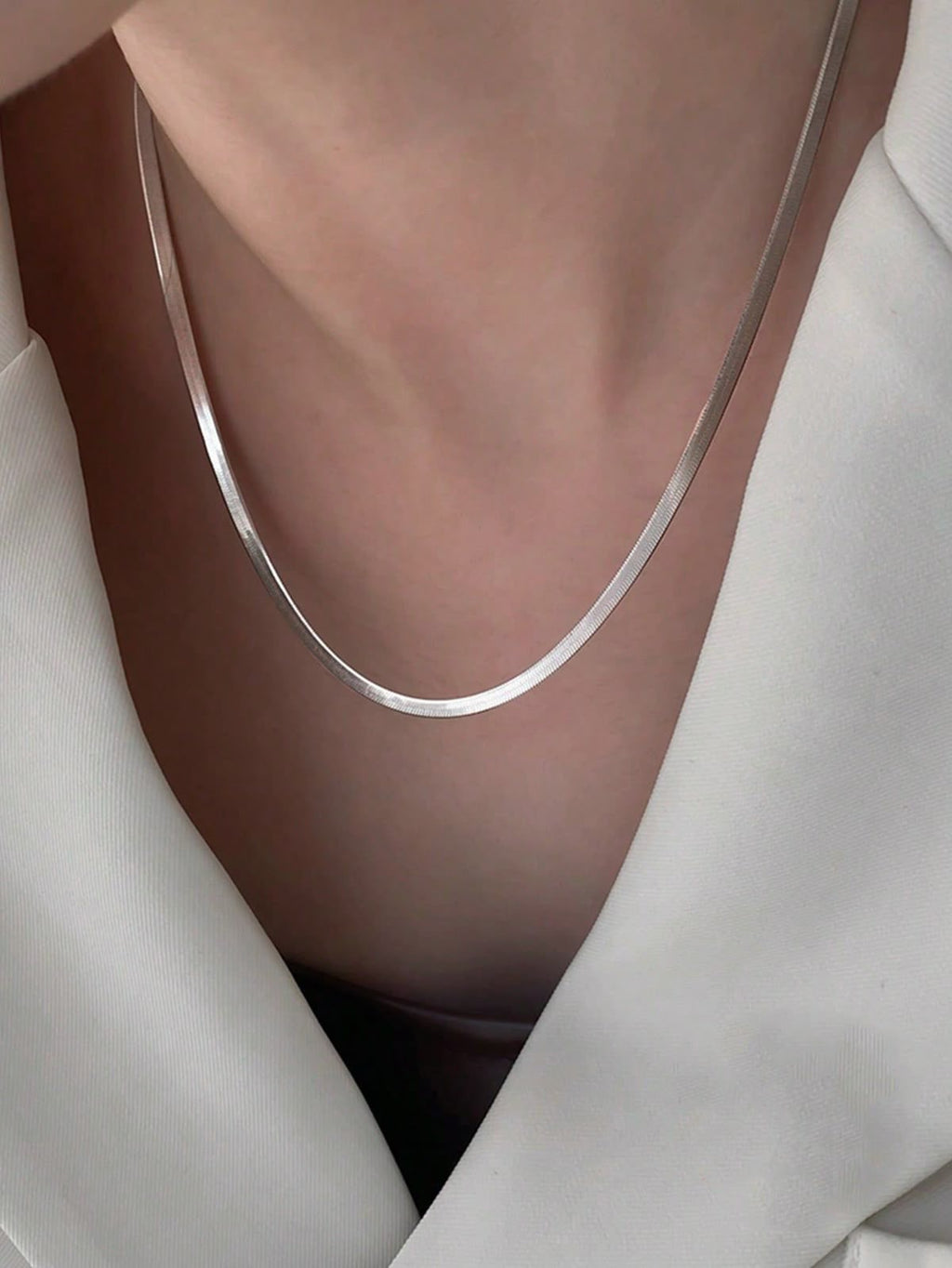Silver Snack Chain for Women