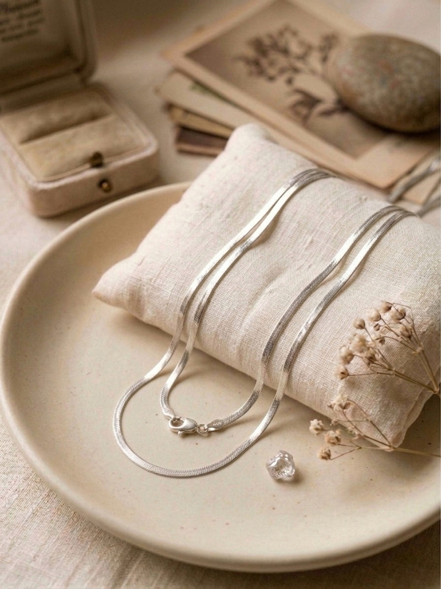 Silver Snack Chain for Women