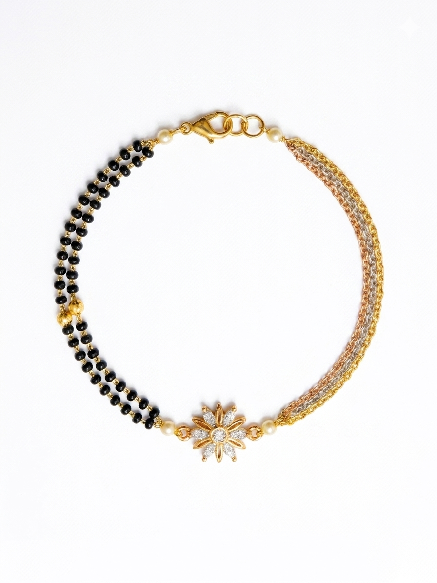 Pavitra Bloom Mangalsutra  Bracelet
