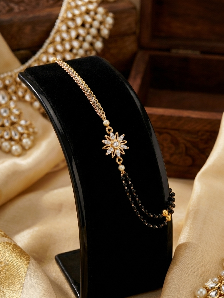 Pavitra Bloom Mangalsutra  Bracelet