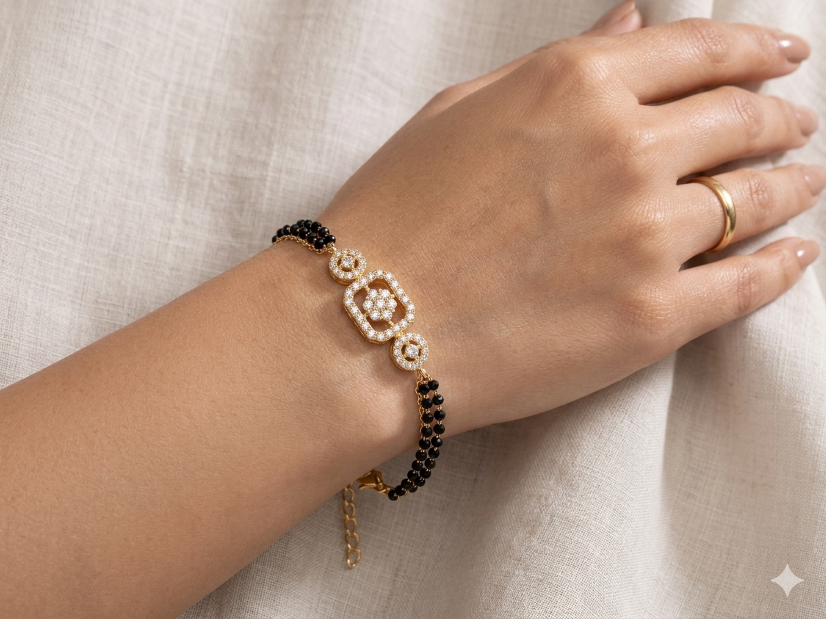 Trinity mangalsutra bracelet