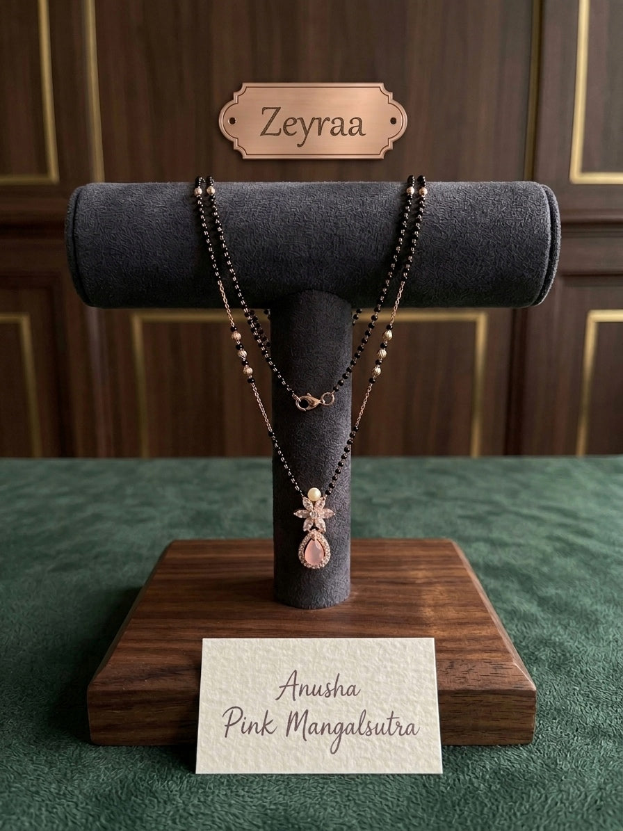 Anusha Pink Mangalsutra