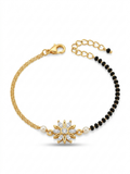 Alizaa Gold Plated Mangalsutra Bracelet