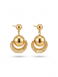 Golden Ring Earring
