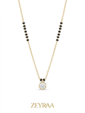 Round Solitaire Mangalsutra