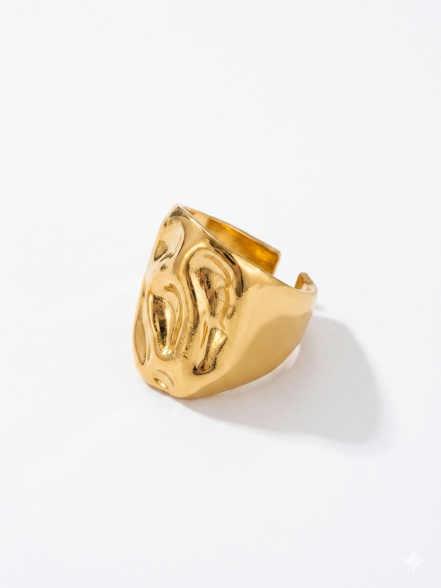 Molten Gold Ring