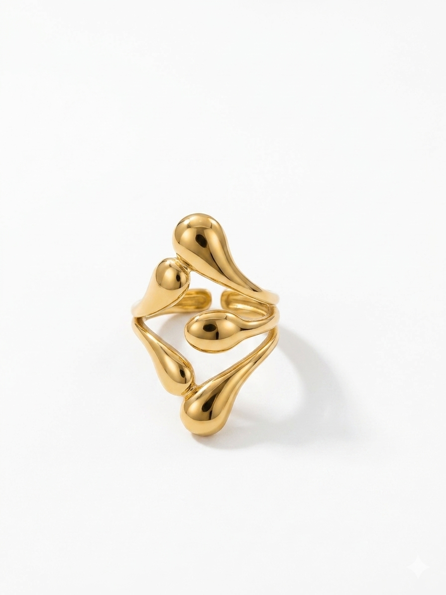Golden Bloom Ring