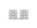 Classic Four-Prong Round Solitaire Studs