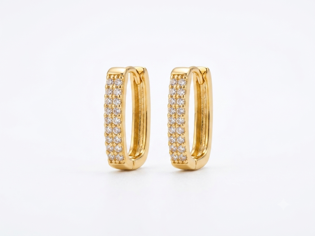Diamond Dust Hoops
