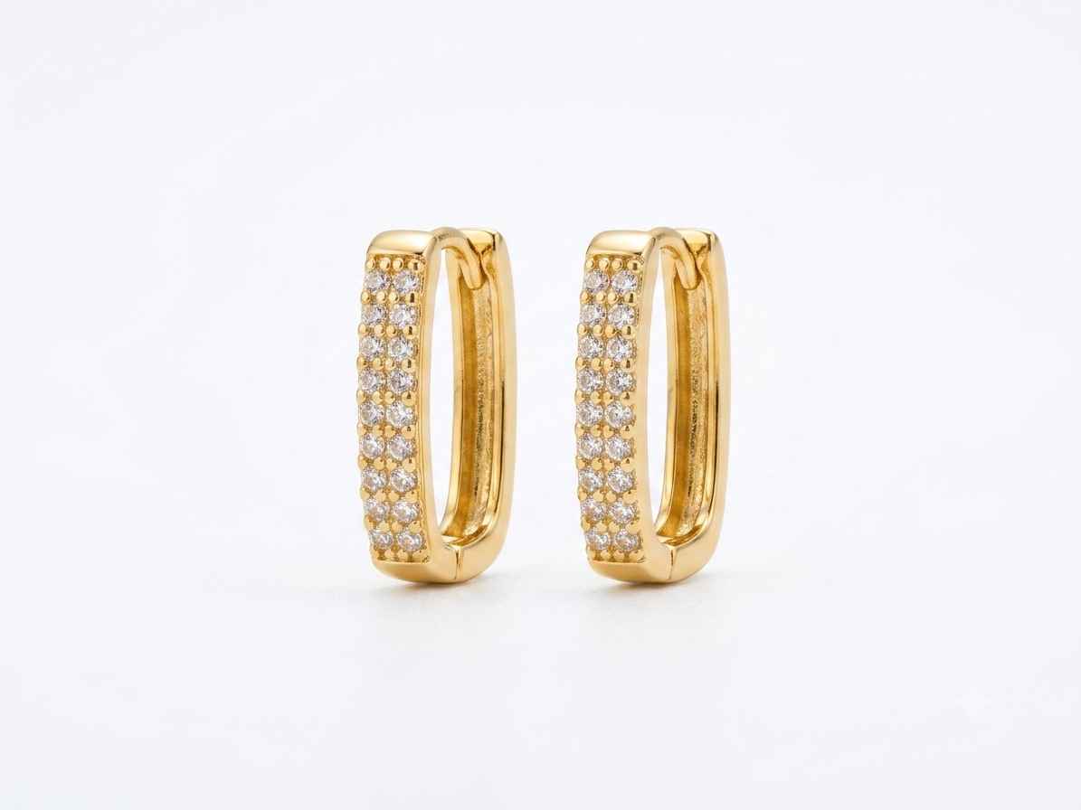 Diamond Dust Hoops