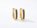 Noir Elegance Hoops