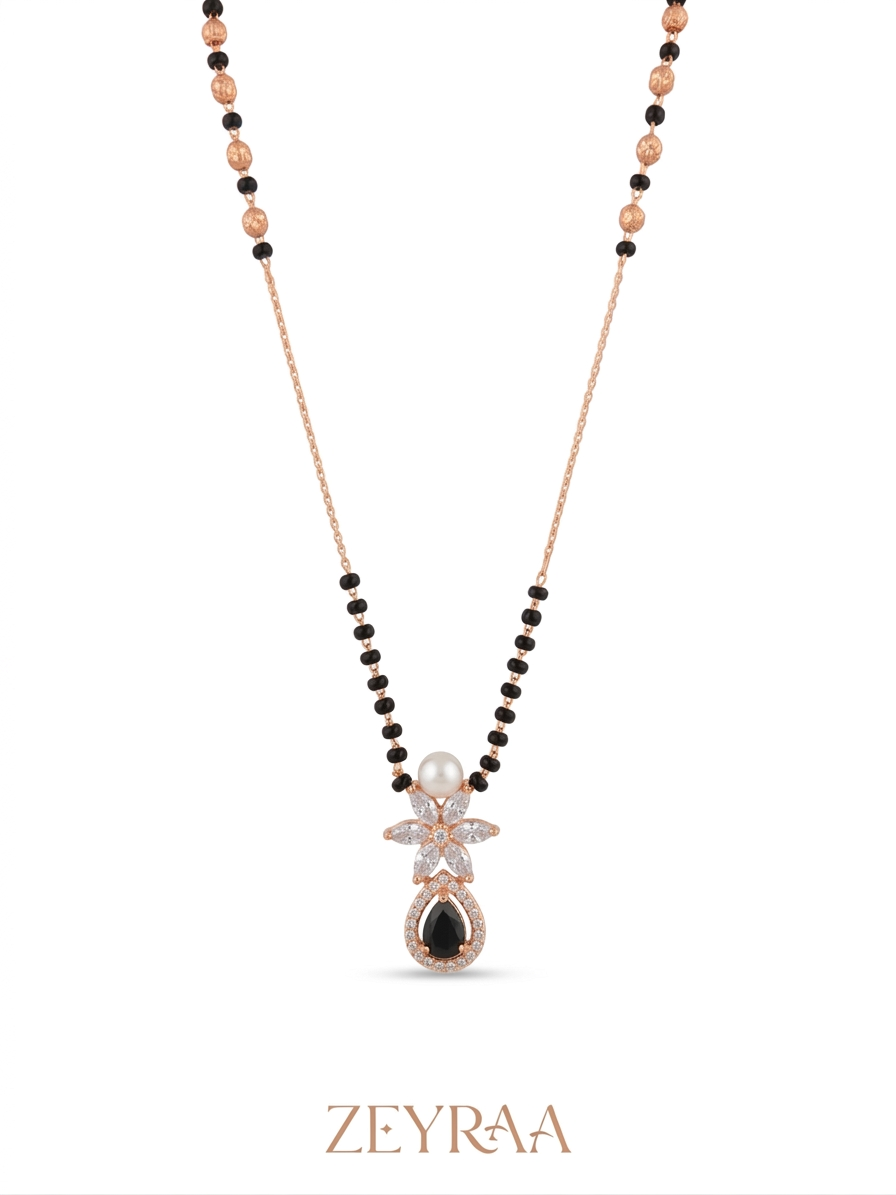 Anusha Black  Mangalsutra