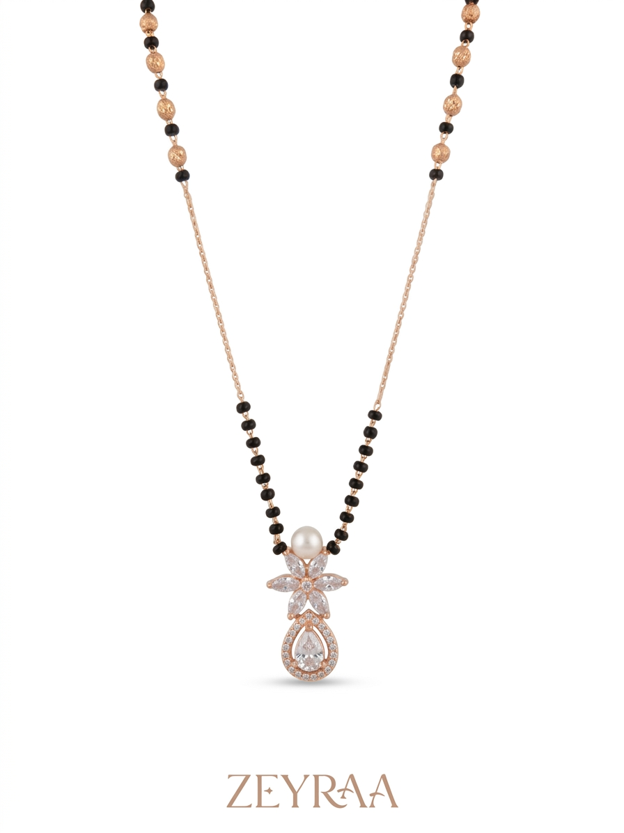 Anusha White Mangalsutra