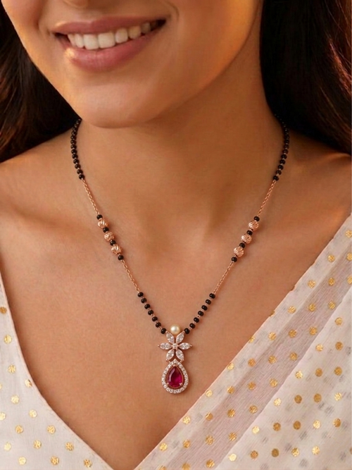 Anusha Red Mangalsutra