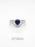 Blue Heart Ring