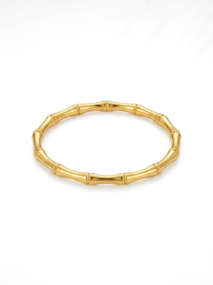 Bamboo Gold Women's Kada Bracelet