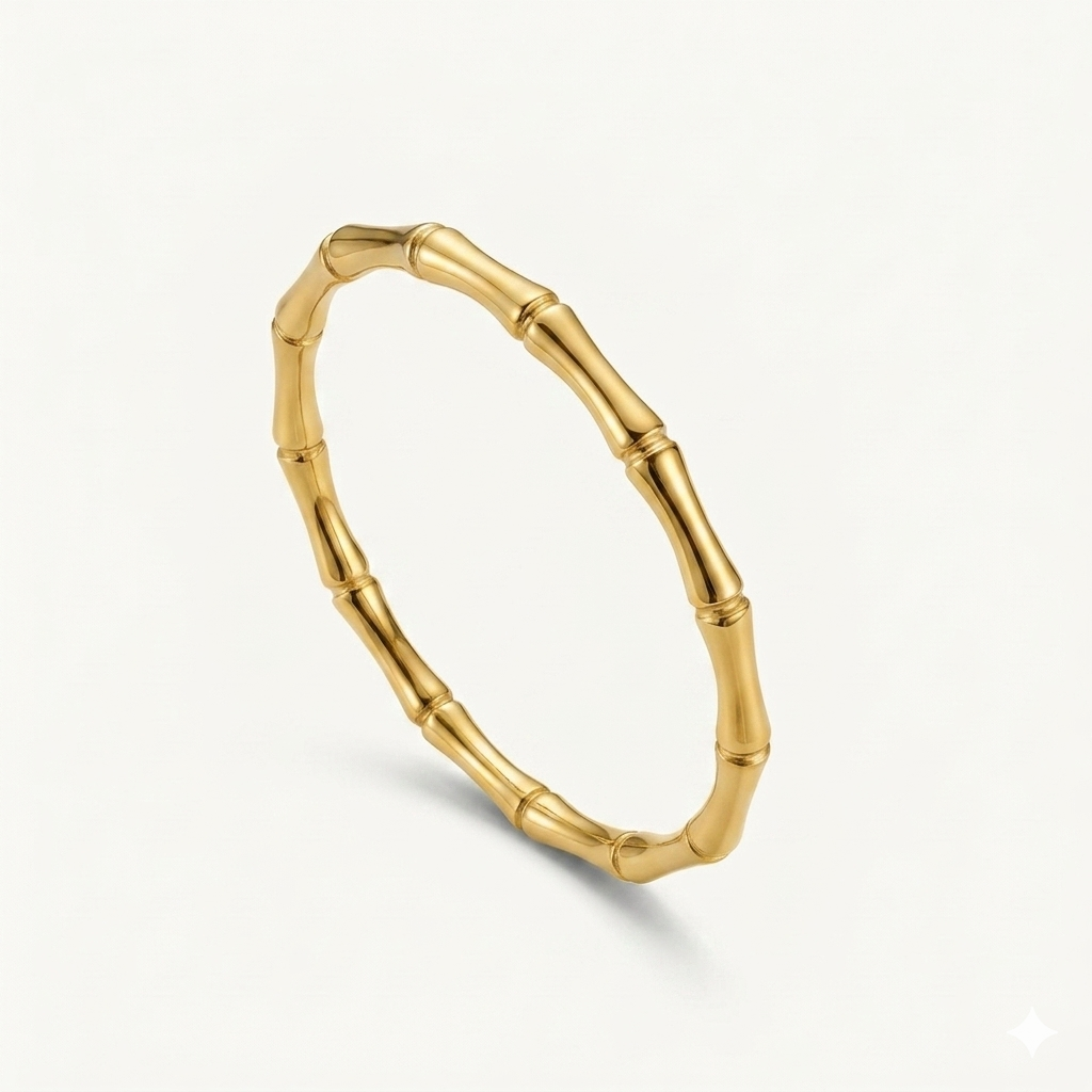 Bamboo Gold Women's Kada Bracelet