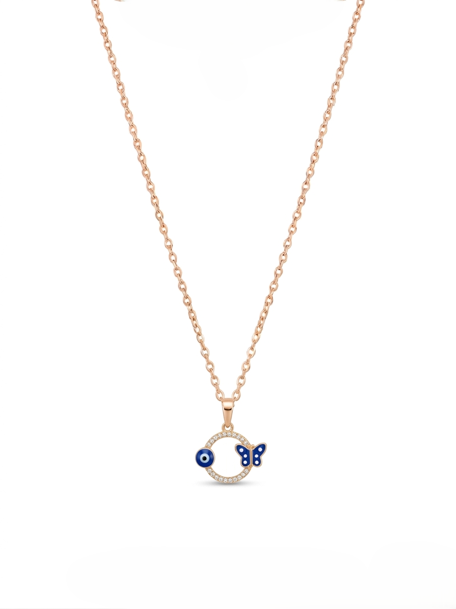 Eva Butterfly Chain Pendent Necklace