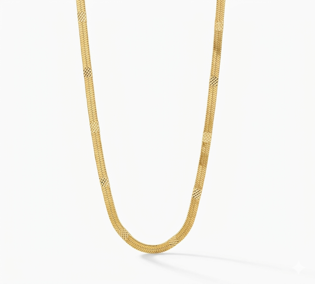 Sleek Flat Chain for Woman